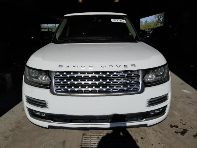 SALGV3EF9GA284319 - 2016 LAND ROVER RANGE ROVE AUTOBIOGRAPHY WHITE photo 5