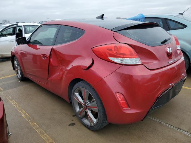 KMHTC6AD5HU316356 - 2017 HYUNDAI VELOSTER RED photo 2