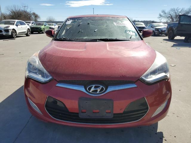 KMHTC6AD5HU316356 - 2017 HYUNDAI VELOSTER RED photo 5