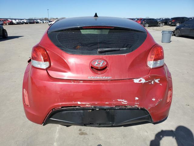 KMHTC6AD5HU316356 - 2017 HYUNDAI VELOSTER RED photo 6