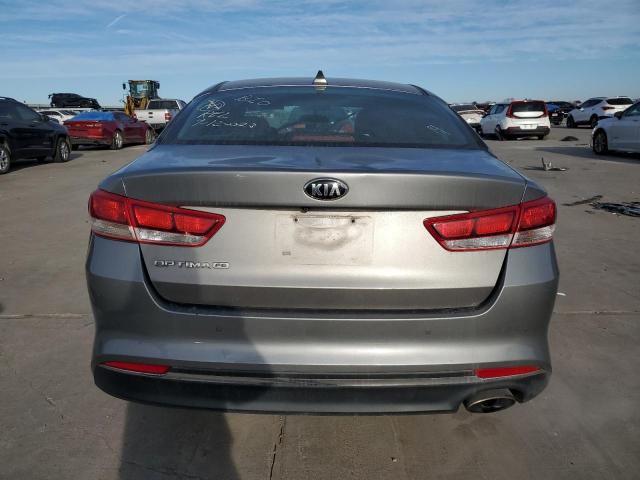 5XXGT4L36JG222982 - 2018 KIA OPTIMA LX GRAY photo 6