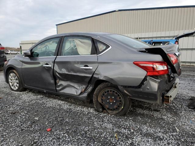 3N1AB7AP0HY222562 - 2017 NISSAN SENTRA S GRAY photo 2