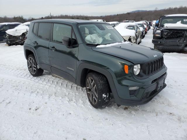 ZACNJDAB9MPM37003 - 2021 JEEP RENEGADE SPORT GREEN photo 4