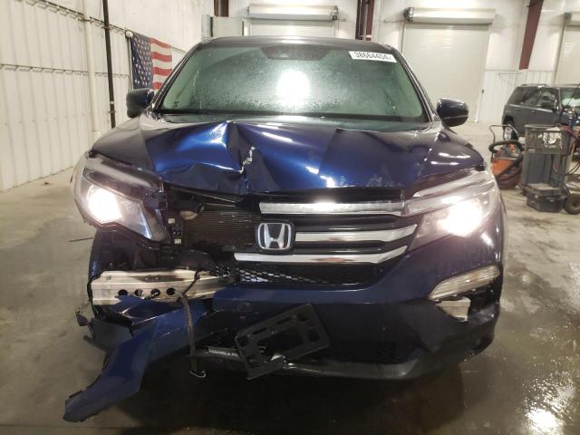 5FNYF6H69HB078965 - 2017 HONDA PILOT EXL BLUE photo 5