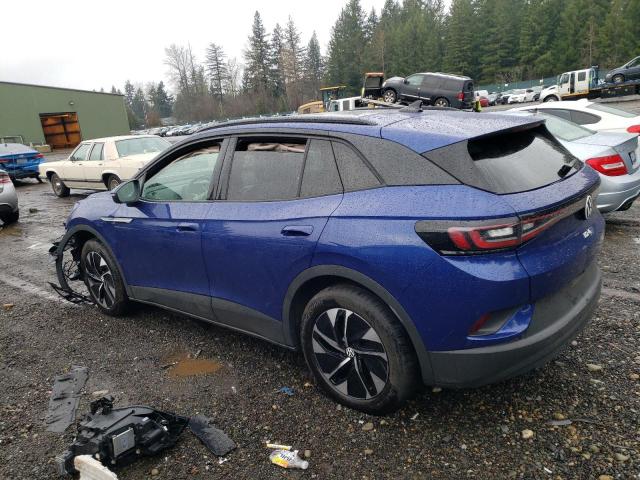 WVGTMPE27MP040072 - 2021 VOLKSWAGEN ID.4 PRO S ლურჯი ფოტო 2