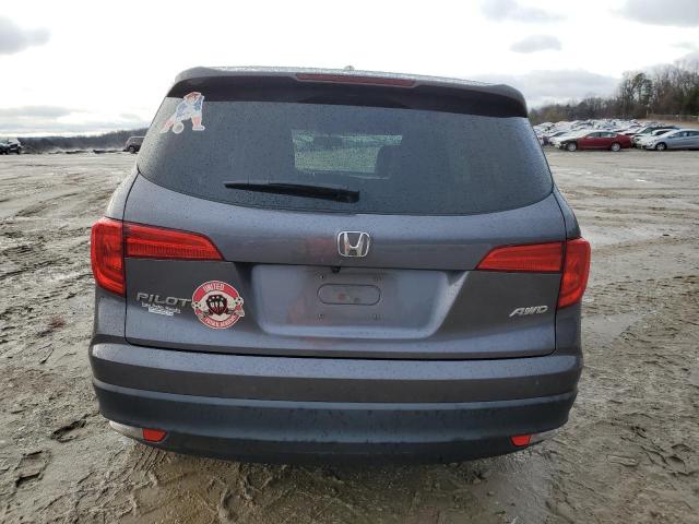 5FNYF6H7XJB020121 - 2018 HONDA PILOT EXLN GRAY photo 6