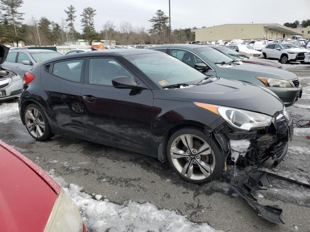 KMHTC6AD2DU169603 - 2013 HYUNDAI VELOSTER BLACK photo 4