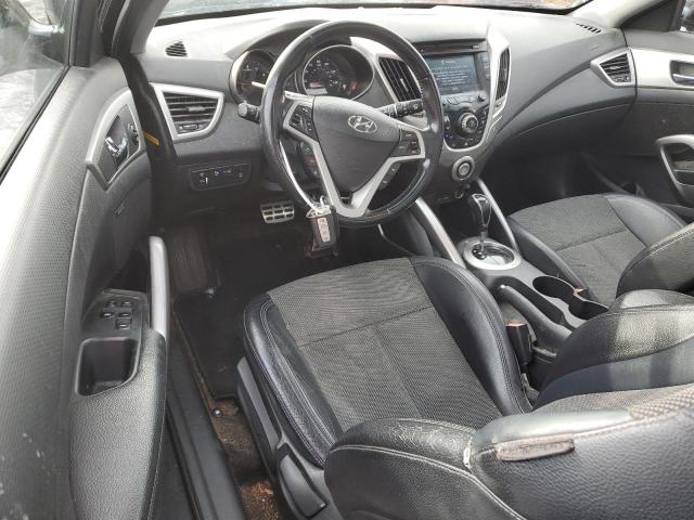 KMHTC6AD2DU169603 - 2013 HYUNDAI VELOSTER BLACK photo 8