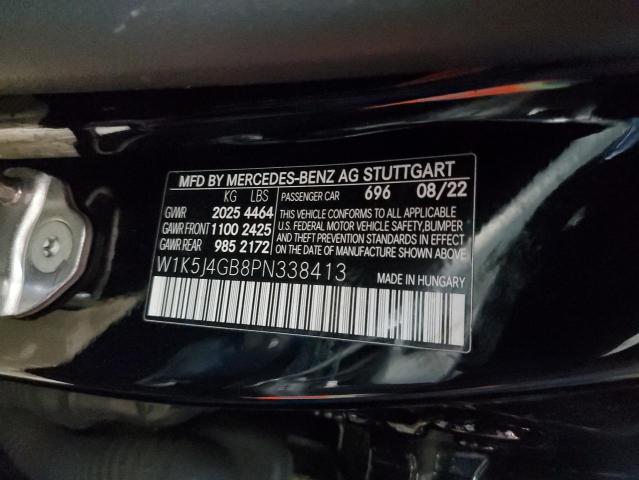 W1K5J4GB8PN338413 - 2023 MERCEDES-BENZ CLA 250 BLACK photo 12