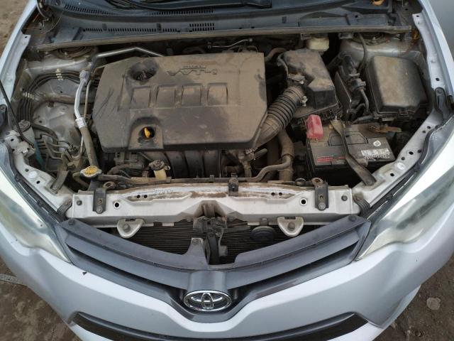 2T1BURHEXGC666770 - 2016 TOYOTA COROLLA L SILVER photo 11