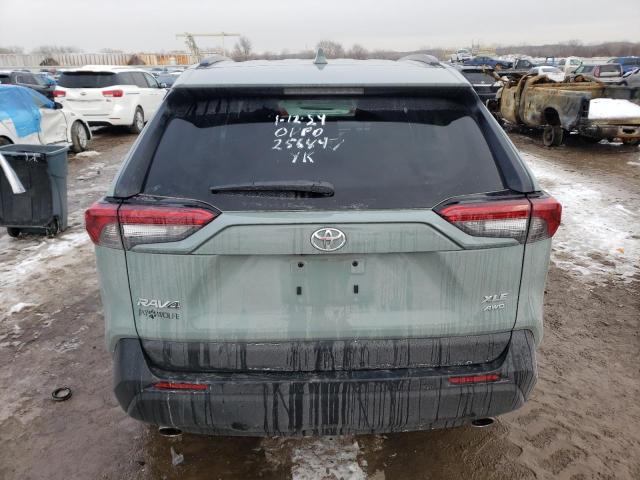 2T3P1RFV8NW278439 - 2022 TOYOTA RAV4 XLE GREEN photo 6