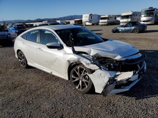 19XFC2F85KE212977 - 2019 HONDA CIVIC SPORT WHITE photo 4