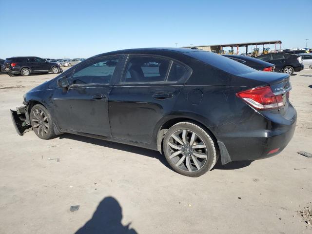 2HGFB2F91EH531492 - 2014 HONDA CIVIC EXL შავი ფოტო 2