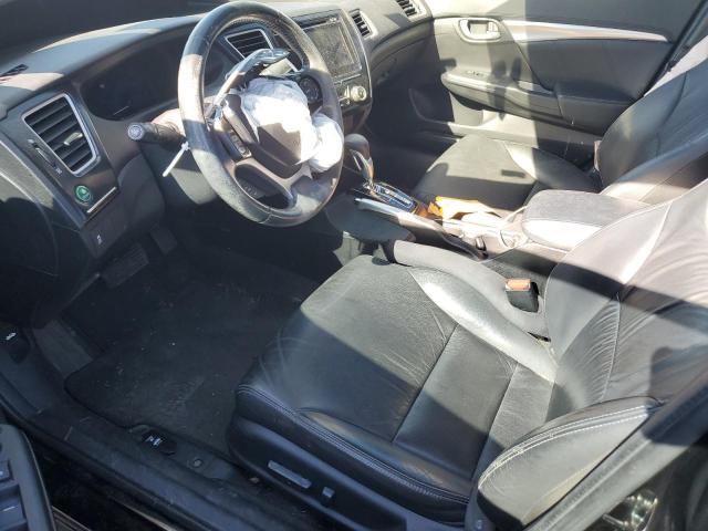 2HGFB2F91EH531492 - 2014 HONDA CIVIC EXL შავი ფოტო 7