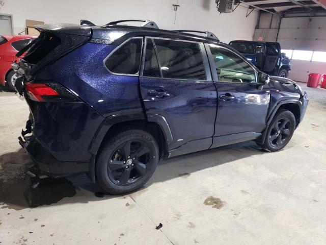 JTMEWRFV4LD527502 - 2020 TOYOTA RAV4 XSE BLUE photo 3