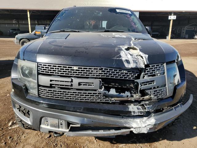 1FTFW1R63DFD04013 - 2013 FORD F150 SVT RAPTOR CHARCOAL photo 5