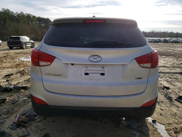 KM8JTCAF0FU968161 - 2015 HYUNDAI TUCSON GLS SILVER photo 6