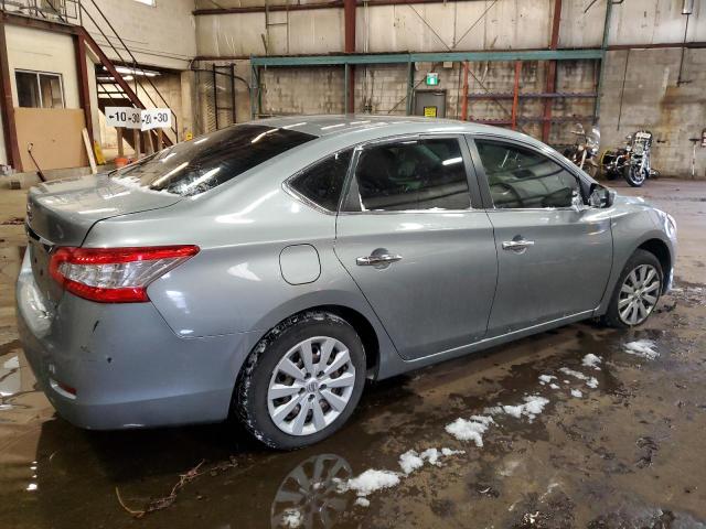 3N1AB7AP1EL646406 - 2014 NISSAN SENTRA S SILVER photo 3