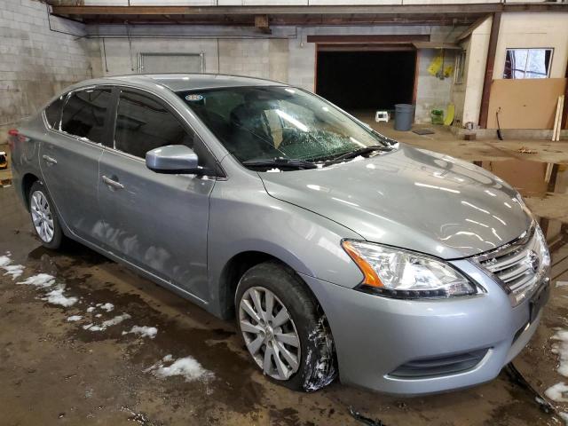 3N1AB7AP1EL646406 - 2014 NISSAN SENTRA S SILVER photo 4