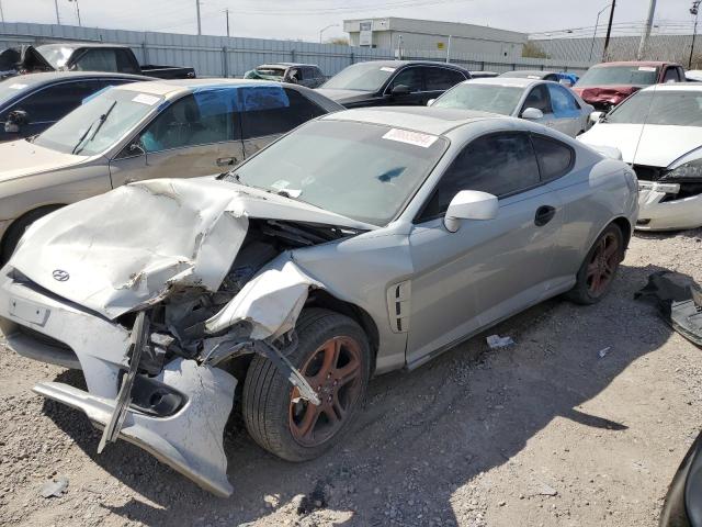 KMHHN65F66U198150 - 2006 HYUNDAI TIBURON GT SILVER photo 1