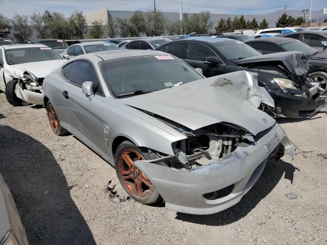 KMHHN65F66U198150 - 2006 HYUNDAI TIBURON GT SILVER photo 4