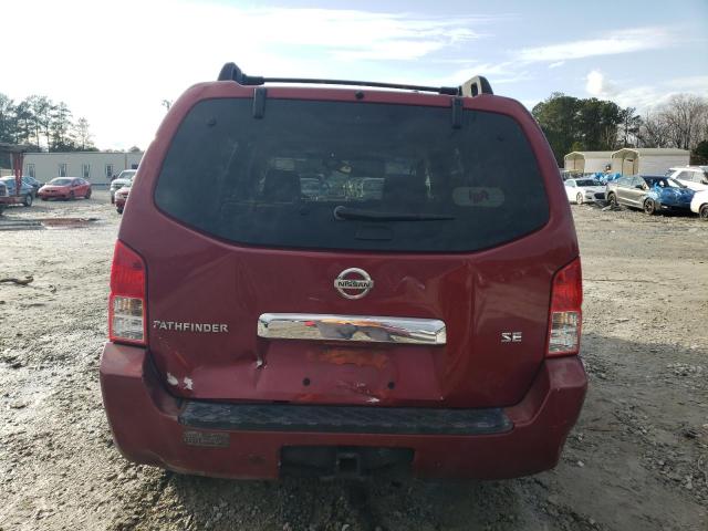 5N1AR18U36C607696 - 2006 NISSAN PATHFINDER LE წითელი ფოტო 6