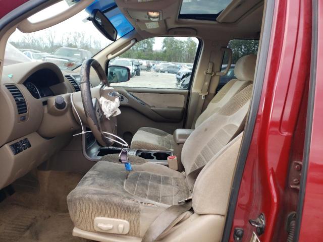 5N1AR18U36C607696 - 2006 NISSAN PATHFINDER LE წითელი ფოტო 7