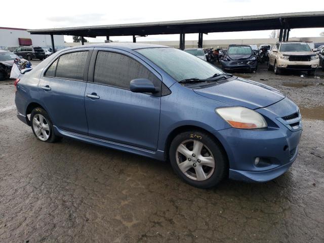 JTDBT923171121135 - 2007 TOYOTA YARIS BLUE photo 4