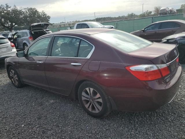 1HGCR2F38EA176815 - 2014 HONDA ACCORD LX BURGUNDY photo 2