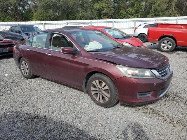 1HGCR2F38EA176815 - 2014 HONDA ACCORD LX BURGUNDY photo 4