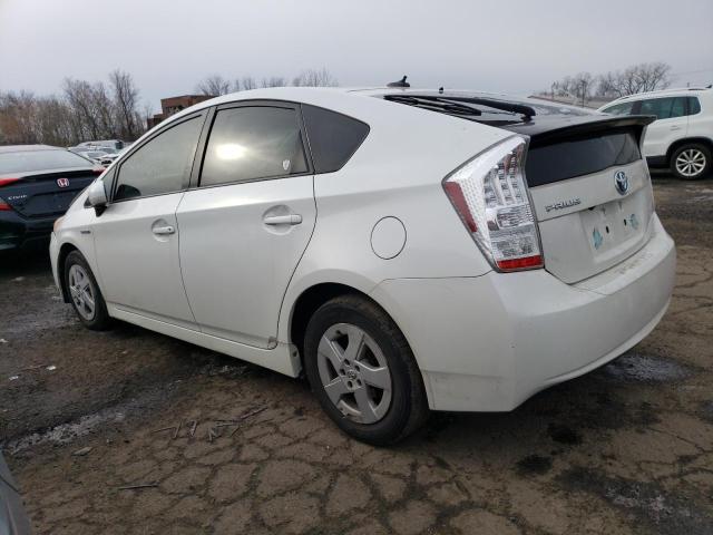 JTDKN3DUXB0292607 - 2011 TOYOTA PRIUS WHITE photo 2