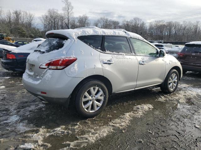 JN8AZ1MW9DW313120 - 2013 NISSAN MURANO S SILVER photo 3