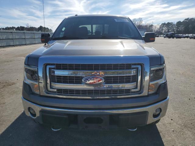 1FTFW1EF3EKF06736 - 2014 FORD F150 SUPERCREW GRAY photo 5