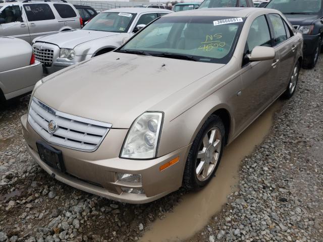 1G6DW677450234500 - 2005 CADILLAC STS TAN photo 2