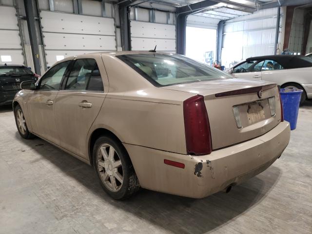 1G6DW677450234500 - 2005 CADILLAC STS TAN photo 3