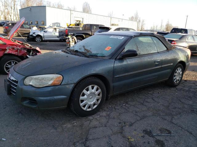 1C3EL45X75N658858 - 2005 CHRYSLER SEBRING GREEN photo 1