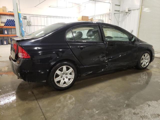 1HGFA16567L126258 - 2007 HONDA CIVIC LX BLACK photo 3