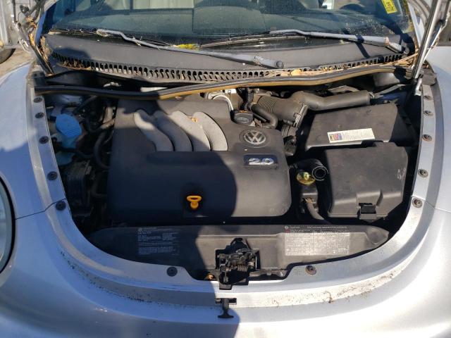 3VWCK31C54M404719 - 2004 VOLKSWAGEN NEW BEETLE GLS SILVER photo 11
