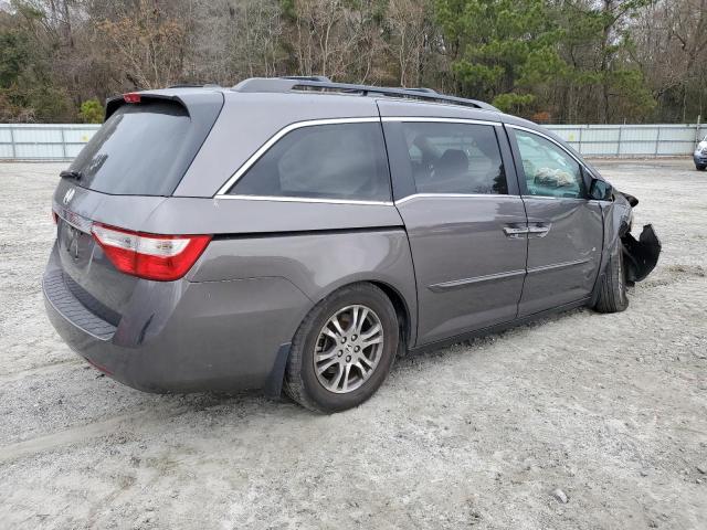 5FNRL5H61BB083947 - 2011 HONDA ODYSSEY EXL BROWN photo 3