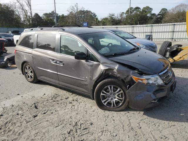 5FNRL5H61BB083947 - 2011 HONDA ODYSSEY EXL BROWN photo 4