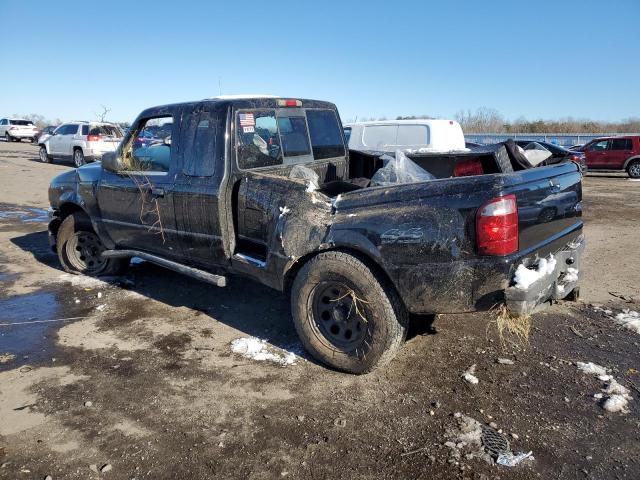 1FTZR45E22PA98693 - 2002 FORD RANGER SUPER CAB BLACK photo 2