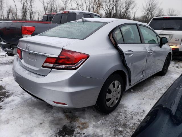 2HGFB2F50DH562440 - 2013 HONDA CIVIC LX SILVER photo 3