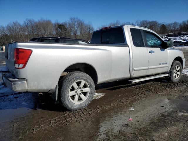 1N6AA06F88N307019 - 2008 NISSAN TITAN XE SILVER photo 3