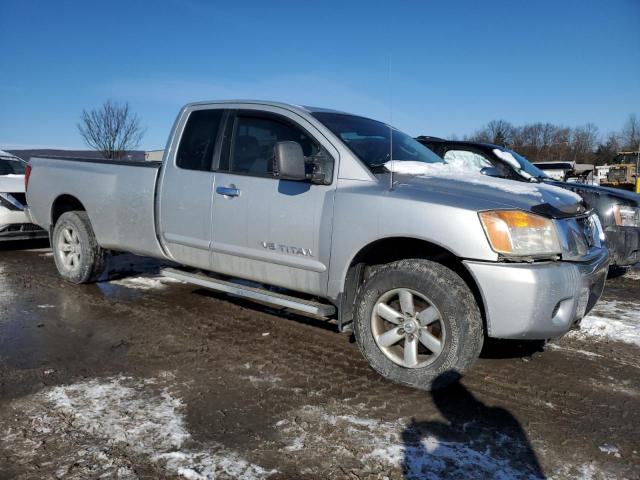 1N6AA06F88N307019 - 2008 NISSAN TITAN XE SILVER photo 4