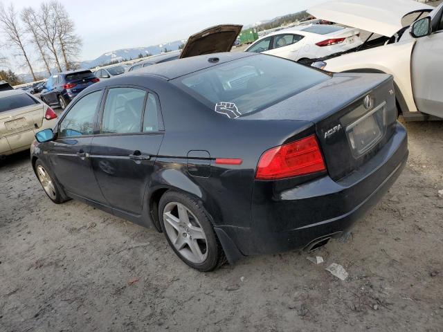 19UUA66285A013009 - 2005 ACURA TL BLACK photo 2