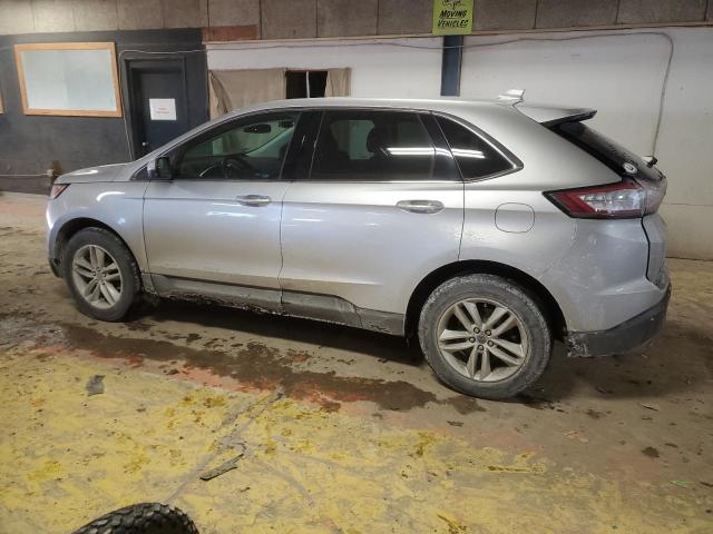 2FMPK4J8XGBC36082 - 2016 FORD EDGE SEL SILVER photo 2