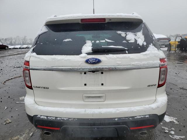 1FMHK8F83BGA82398 - 2011 FORD EXPLORER LIMITED WHITE photo 6