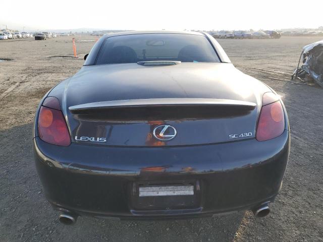 JTHFN48Y730047672 - 2003 LEXUS SC 430 BLACK photo 6