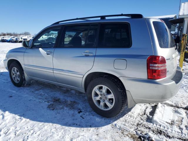 JTEGF21AX10006076 - 2001 TOYOTA HIGHLANDER SILVER photo 2