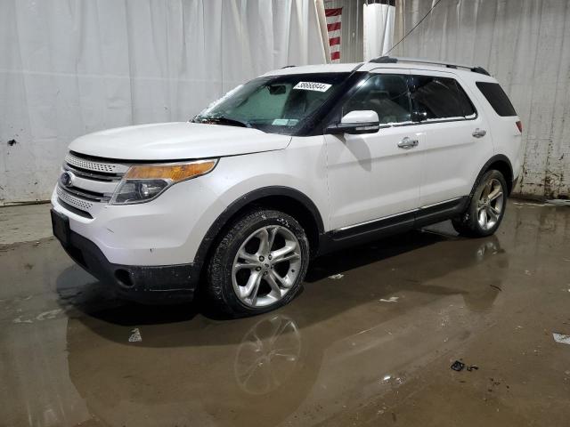 1FM5K8F80DGC68664 - 2013 FORD EXPLORER LIMITED WHITE photo 1